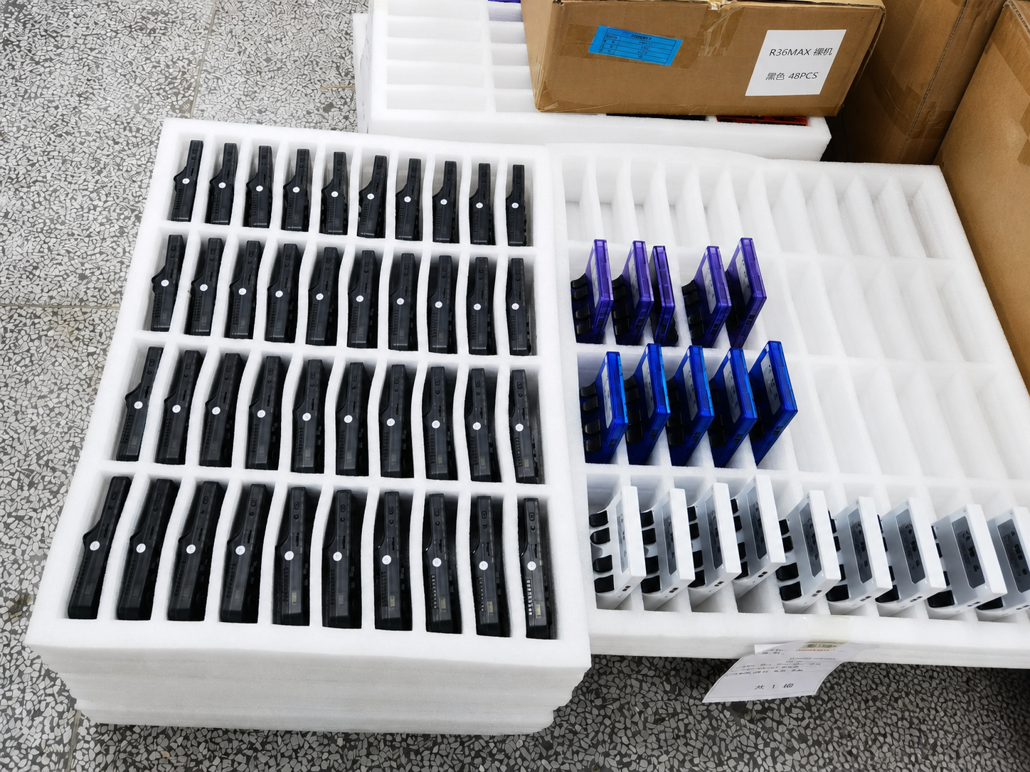 Wholesale Handheld consoles organized for batch control