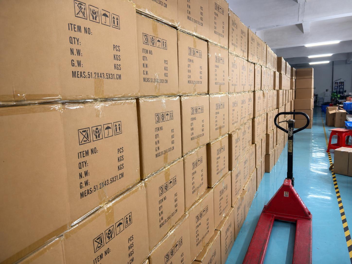 Wholesale Real export cartons prepared for shipment