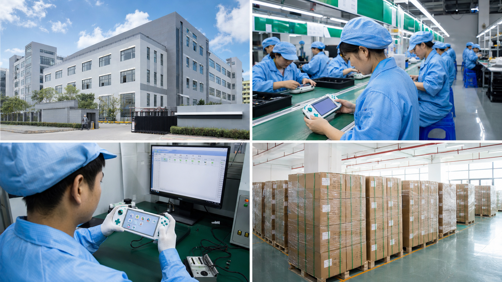 GAMEACRE factory, Chinese production team, quality inspection and warehouse