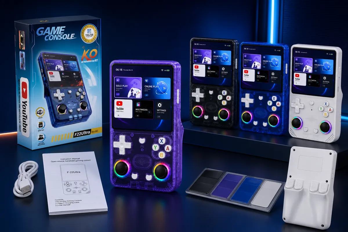 OEM / ODM F-22Ultra OEM and ODM customization options with four shell colors and real package contents