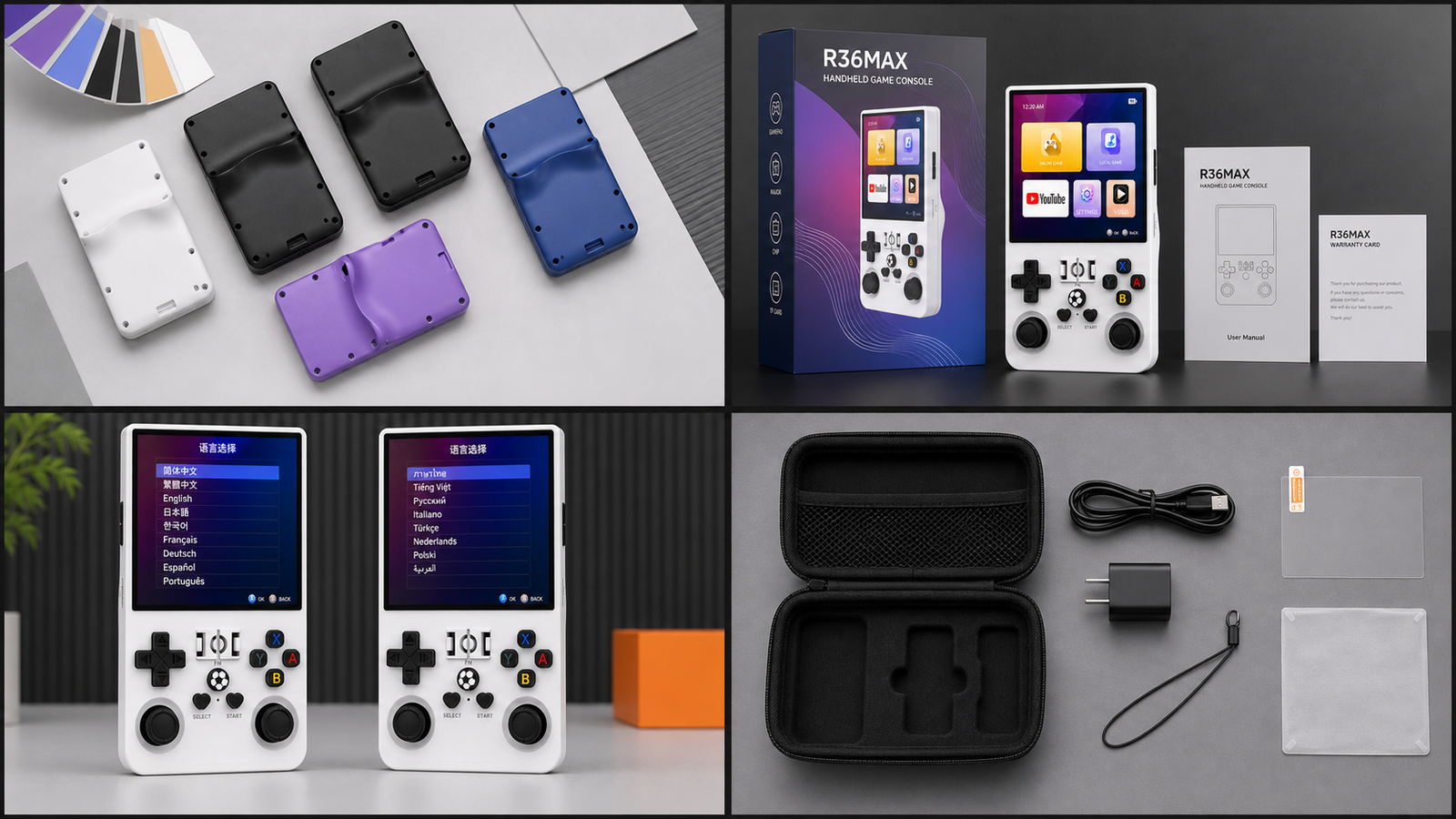 Logo, color, packaging, language and accessory customization