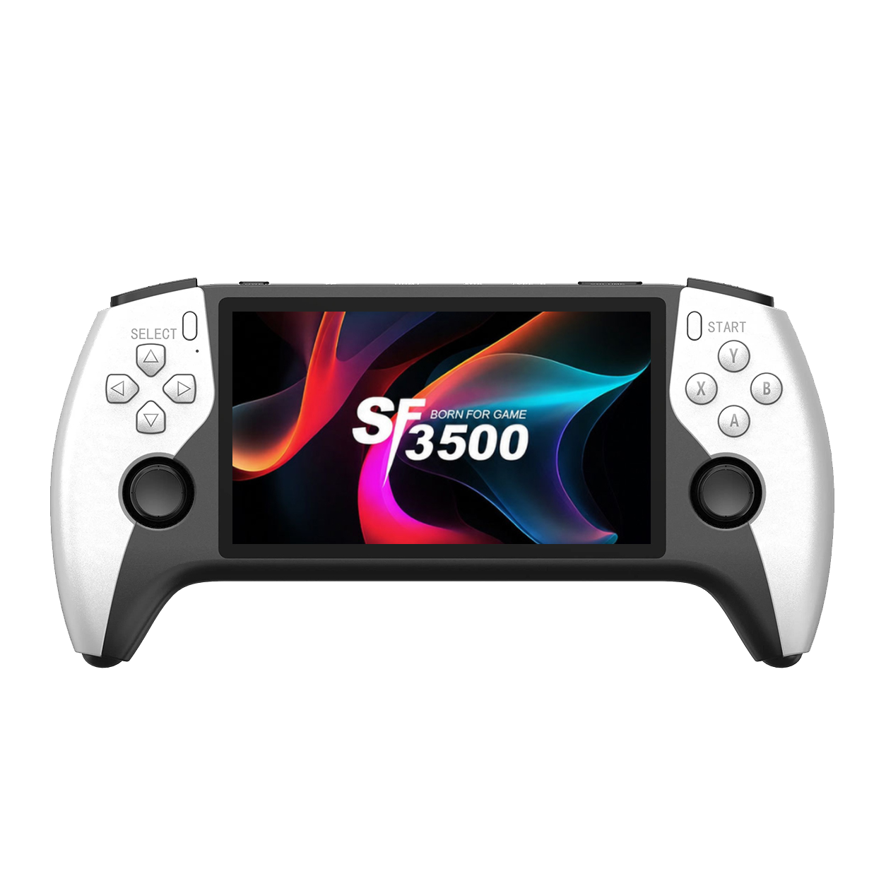 SF3500 SF3500 white and black horizontal handheld game console
