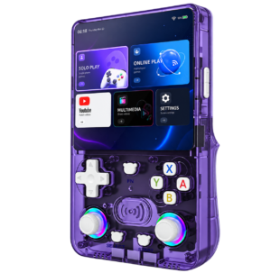 X36 Ultra transparent purple handheld game console